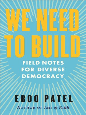 cover image of We Need to Build